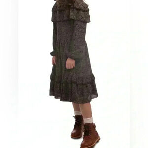 Tuesday’s Child Upscale Boutique Paisley Ruffle Dress Girl’s Size 18